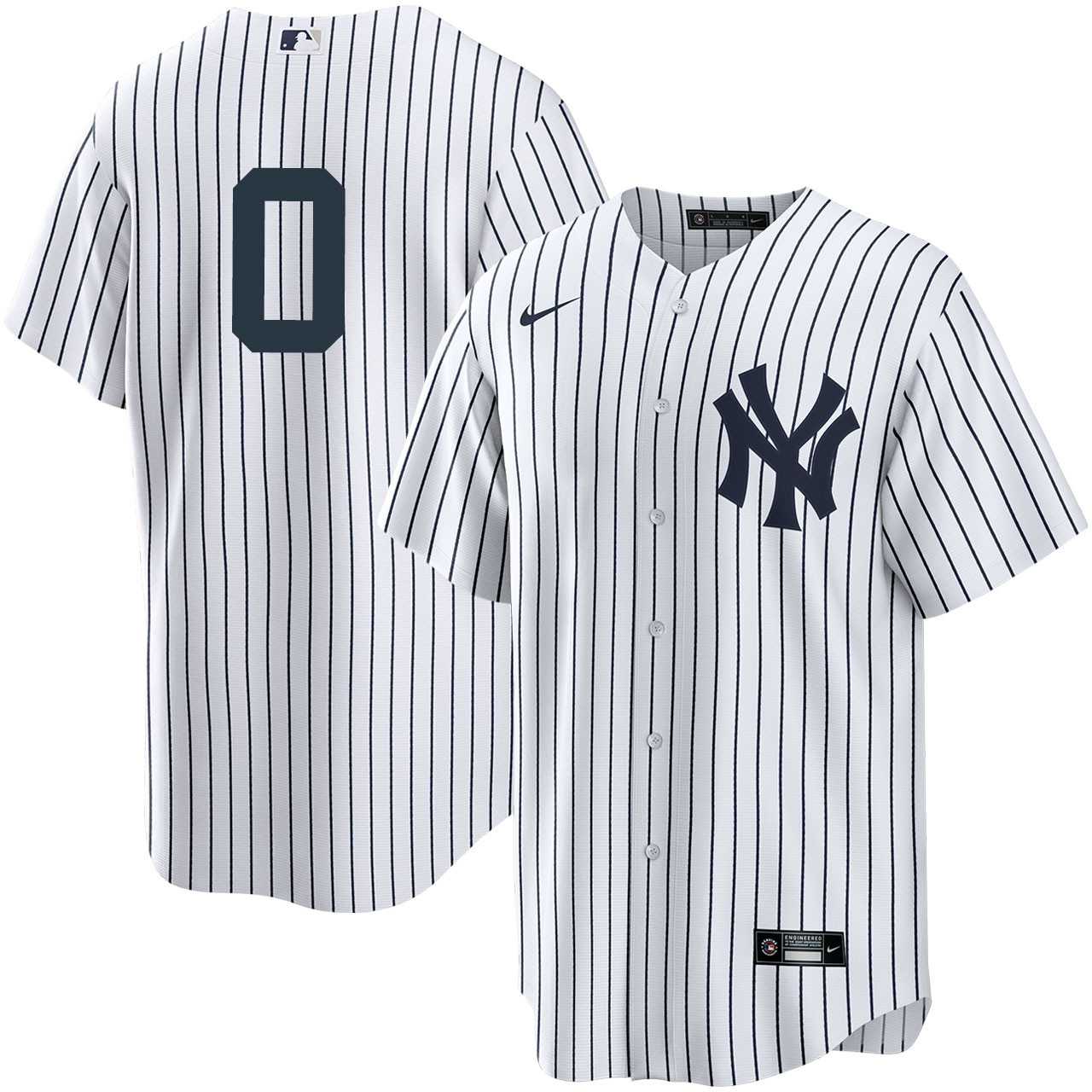 Mens New York Yankees #0 Marcus Stroman No Name White Cool Base Stitched Jersey Dzhi